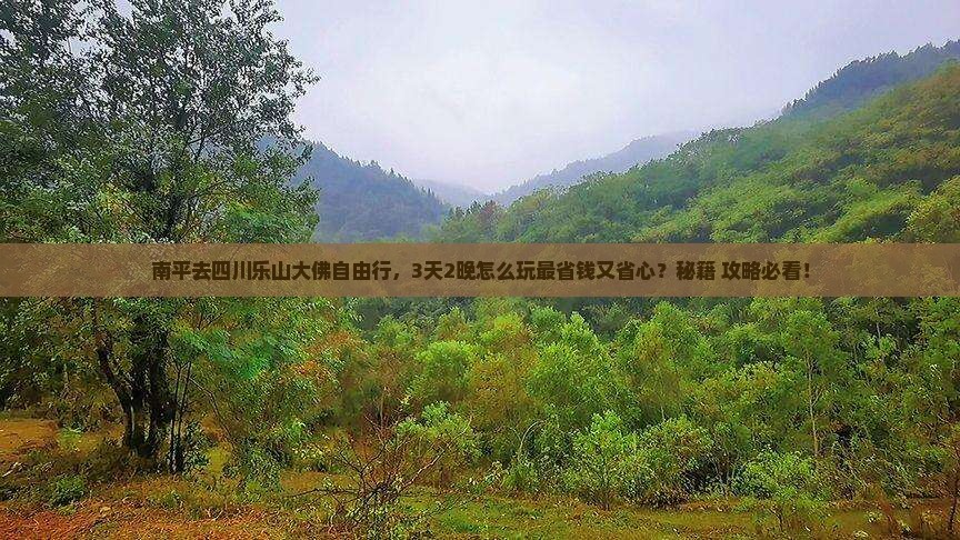 南平去四川乐山大佛自由行