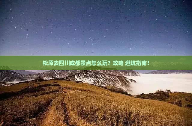 松原去四川成都景点