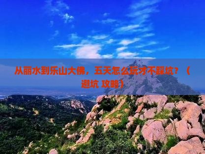 丽水到四川乐山大佛五日游