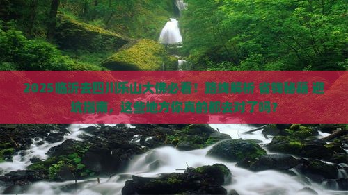 临沂去四川乐山大佛必去地