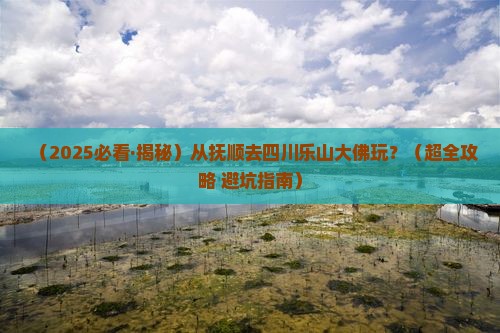 抚顺去四川乐山大佛哪里玩