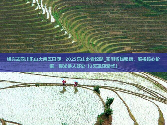 绍兴去四川乐山大佛五日游