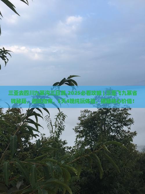 三亚去四川九寨沟三日游