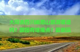 大同去四川峨眉山团体旅游