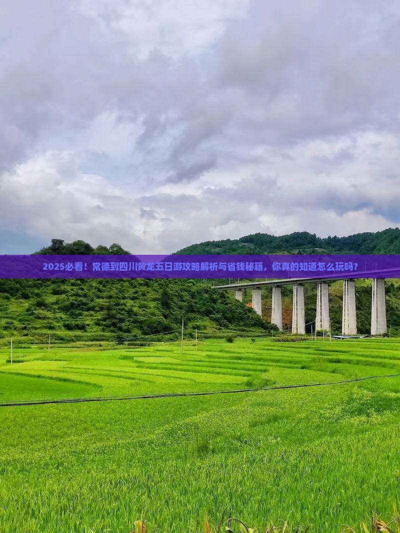 常德到四川黄龙五日游
