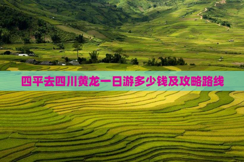 四平去四川黄龙一日