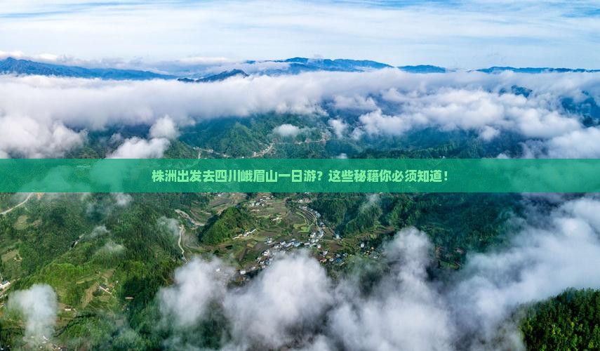 株洲去四川峨眉山一日