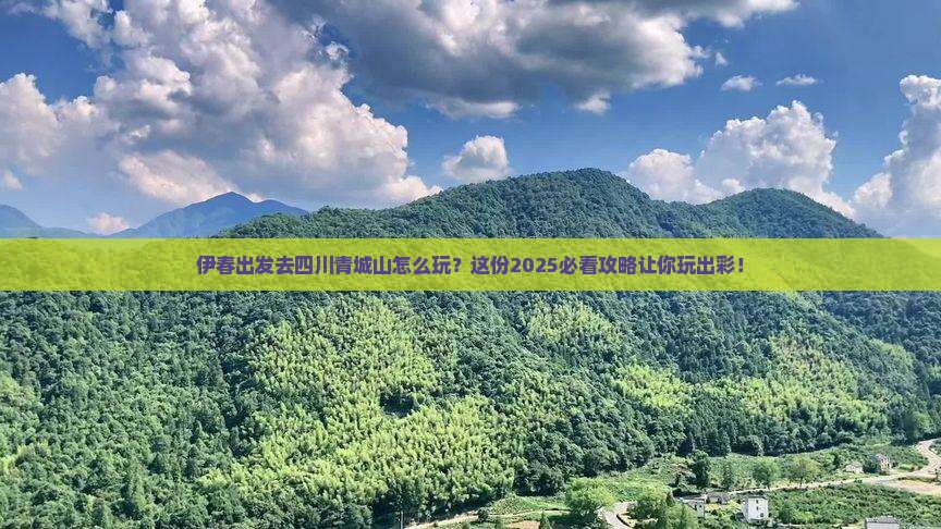 伊春去四川青城山哪里玩