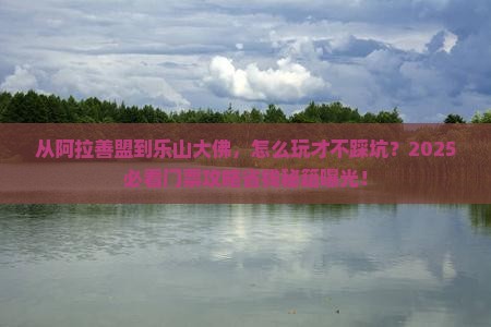 阿拉善盟去四川乐山大佛门票