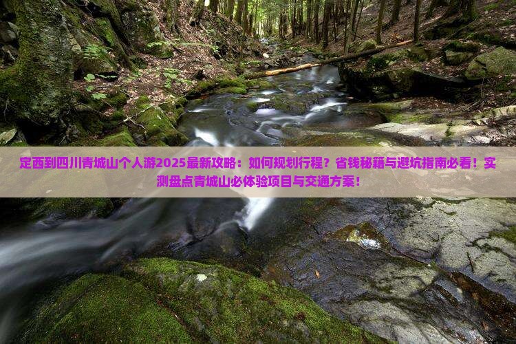 定西到四川青城山个人游