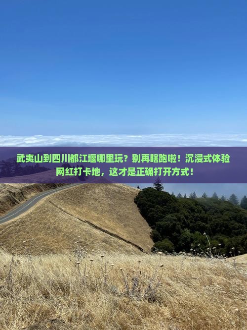 武夷山到四川都江堰哪里玩