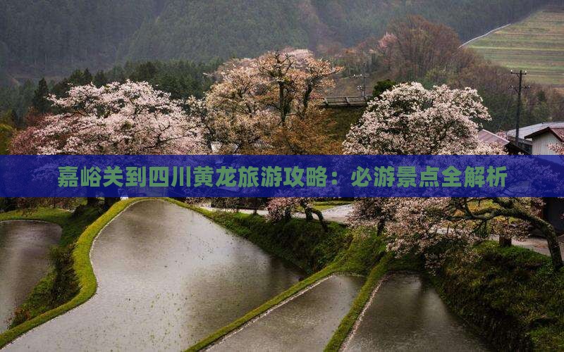 嘉峪关到四川黄龙自由行