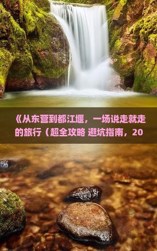 东营去四川都江堰旅游