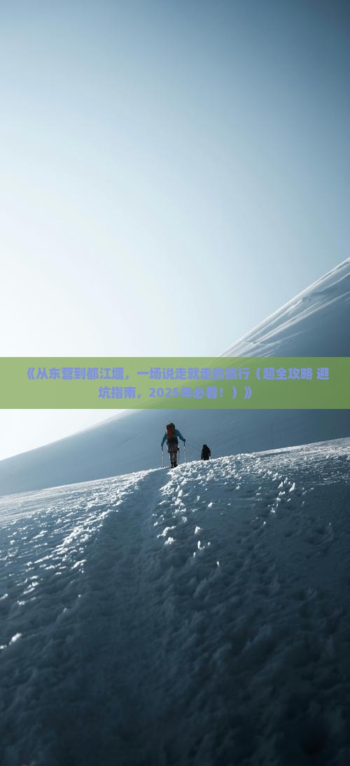 东营去四川都江堰旅游