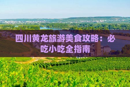 景德镇到四川黄龙旅游小吃