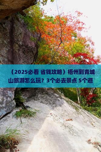 梧州到四川青城山旅游