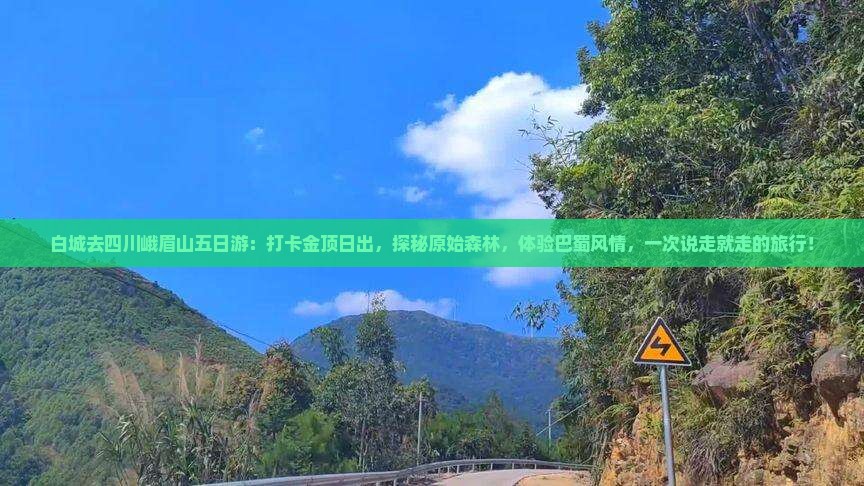 白城去四川峨眉山五日游