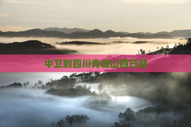 中卫到四川青城山四日游