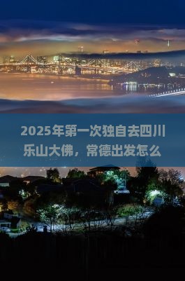 常德到四川乐山大佛个人游