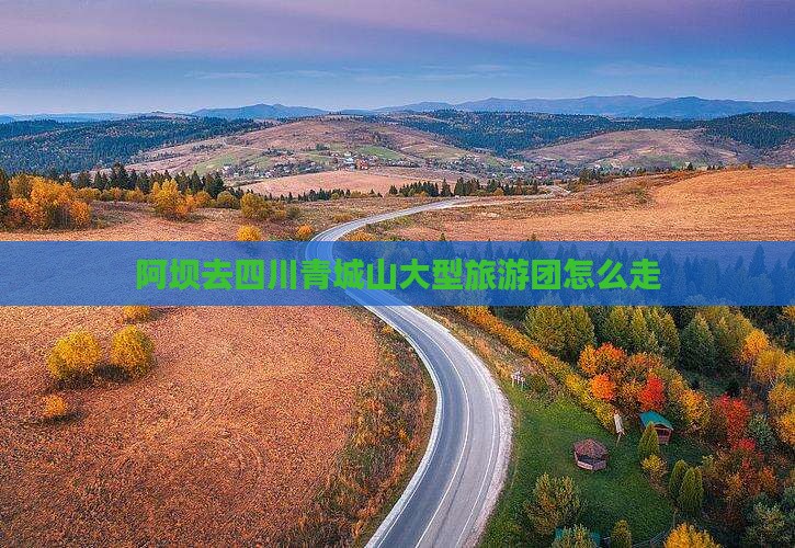 阿坝去四川青城山大型旅游团
