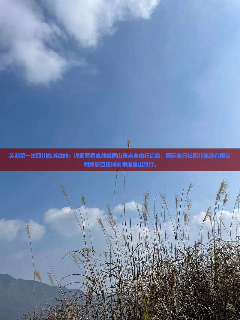 芜湖去四川峨眉山景点
