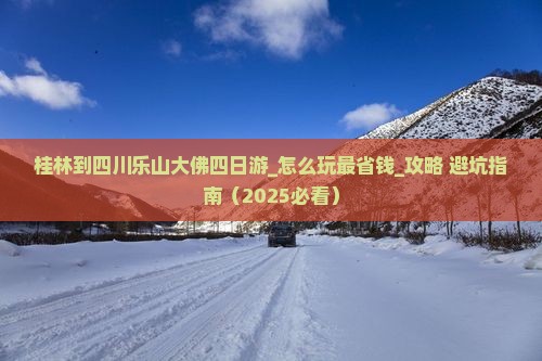 桂林到四川乐山大佛四日游 桂林到四川乐山大佛四日游