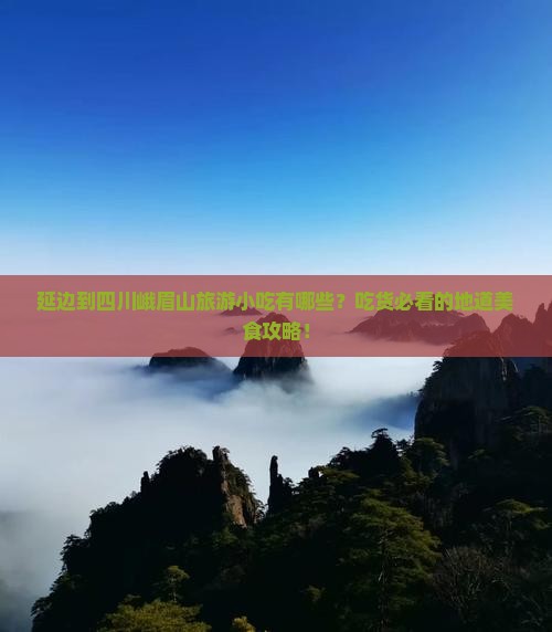 延边到四川峨眉山旅游小吃