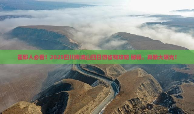 霍邱到四川青城山四日游