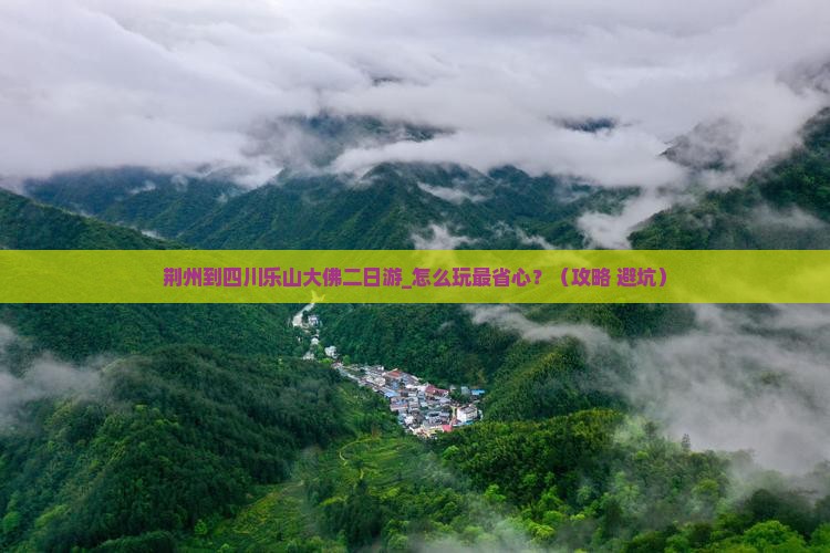 荆州到四川乐山大佛二日游