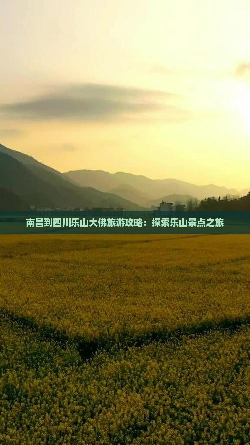 南昌到四川乐山大佛大型旅游团