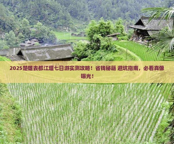 楚雄去四川都江堰七日游