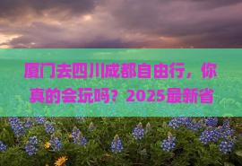 厦门去四川成都自由行
