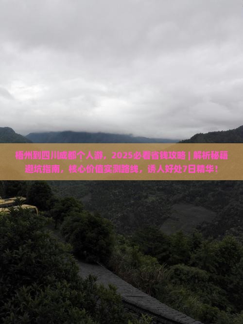 梧州到四川成都个人游