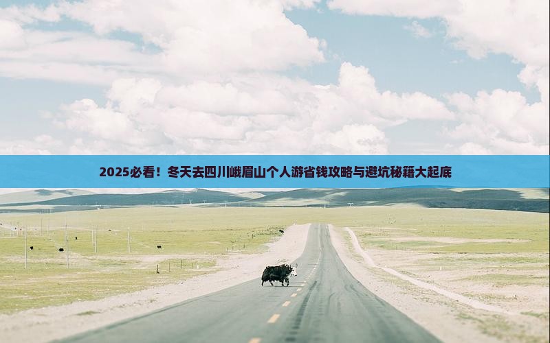 冬天去四川峨眉山个人游
