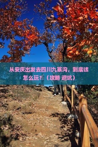 安庆去四川九寨沟哪里玩