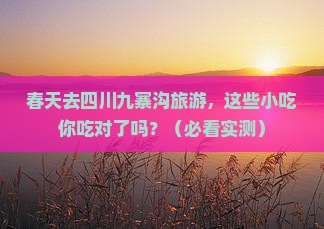 春天去四川九寨沟旅游小吃 春天去四川九寨沟旅游小吃