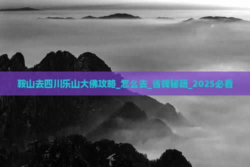 鞍山去四川乐山大佛攻略