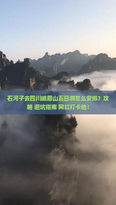 石河子去四川峨眉山五日游