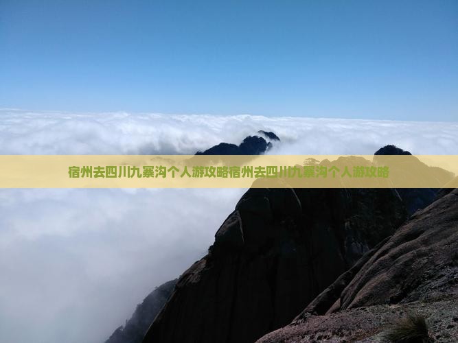 宿州去四川九寨沟个人游