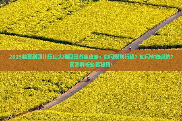 临夏到四川乐山大佛四日游