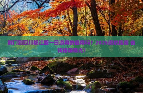 荆门到四川都江堰一日