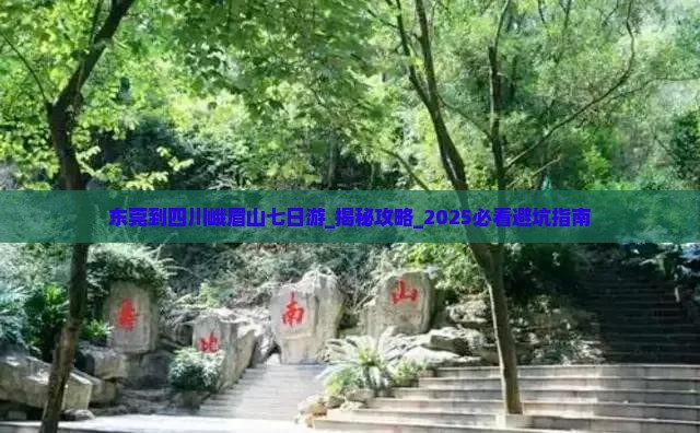 东莞到四川峨眉山七日游