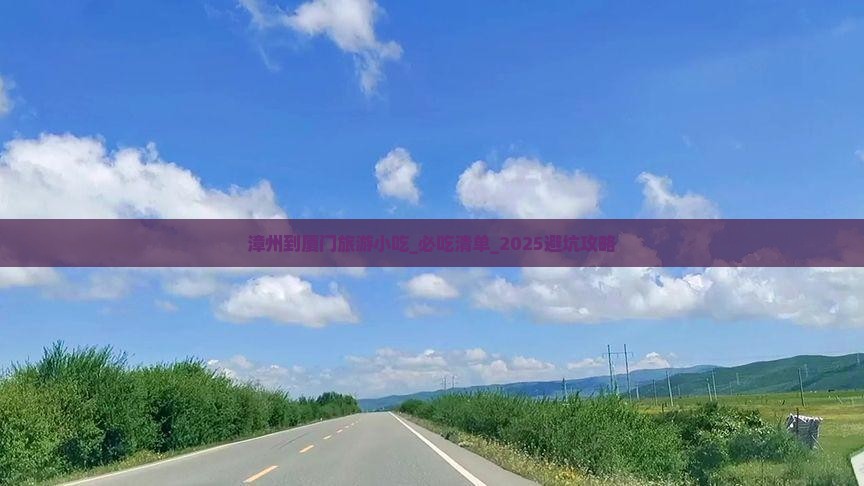 漳州到厦门旅游小吃