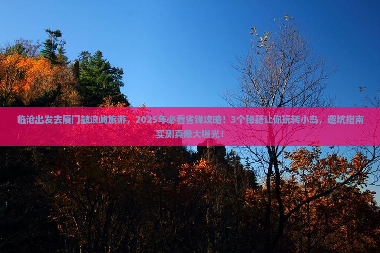 临沧去厦门鼓浪屿旅游
