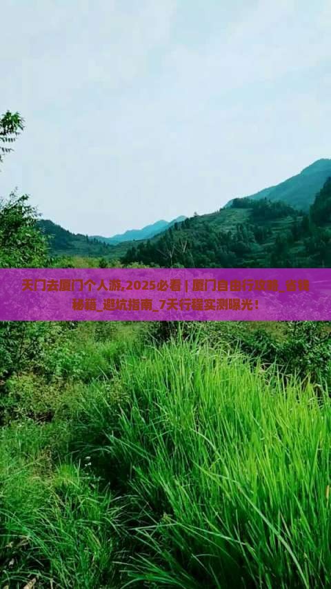 天门去厦门个人游