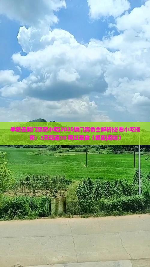 孝感去厦门旅游小吃