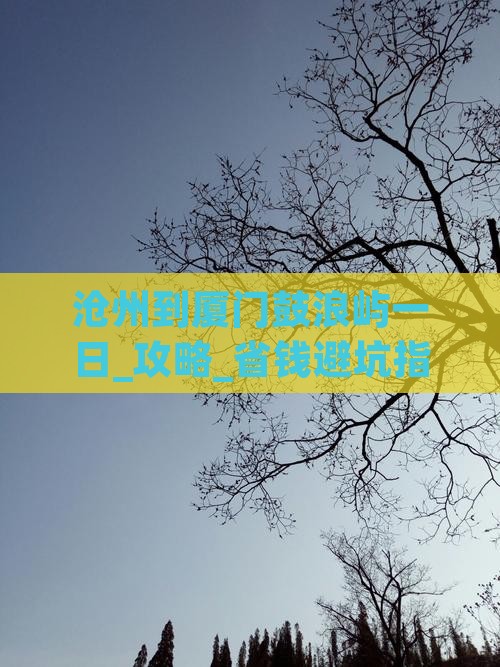 沧州到厦门鼓浪屿一日