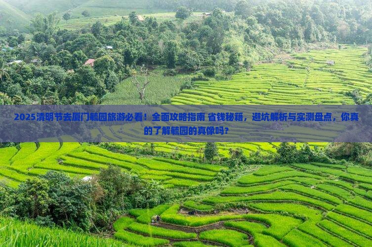 清明节到厦门毓园旅游