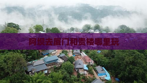 阿坝去厦门和贵楼哪里玩