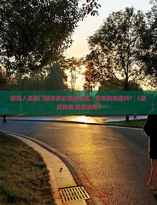 邵阳去厦门鼓浪屿旅游小吃